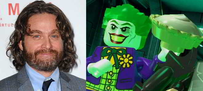 Zach Galifianakis poderá ser a voz do Joker em 'The Lego Batman Movie'