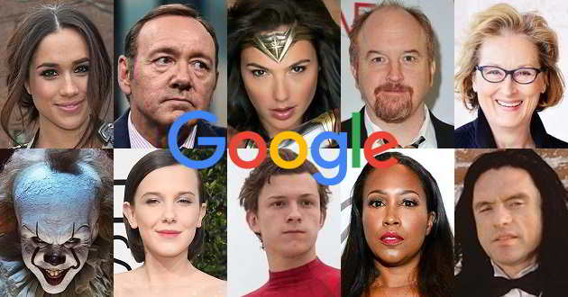 Google revelou o top 10 dos atores mais pesquisados durante 2017