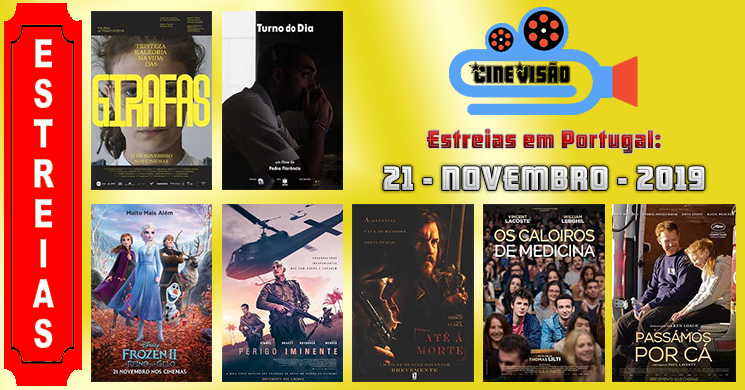 Estreias de filmes nos cinemas portugueses: 21 de novembro de 2019