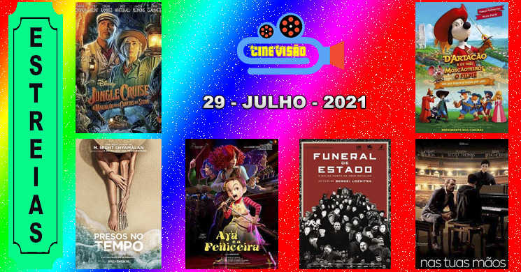Estreias nos cinemas portugueses 29 de julho de 2021