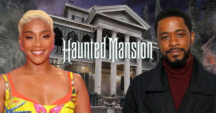 Tiffany Haddish e LaKeith Stanfield em Haunted Mansion