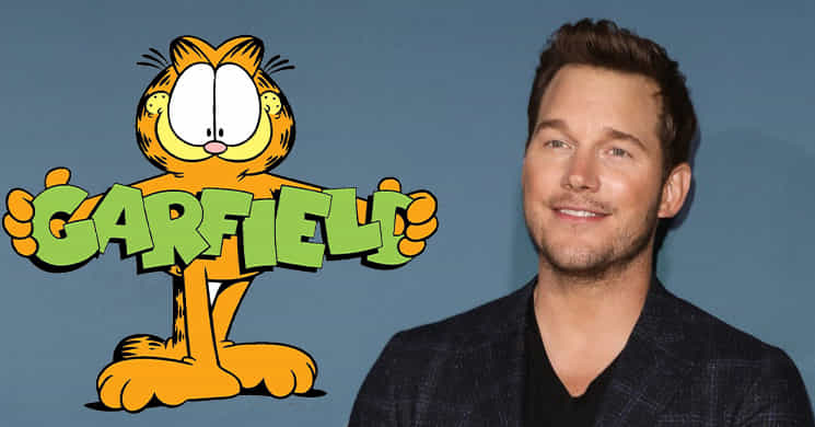 Chris Pratt vai dar voz ao icónico gato Garfield
