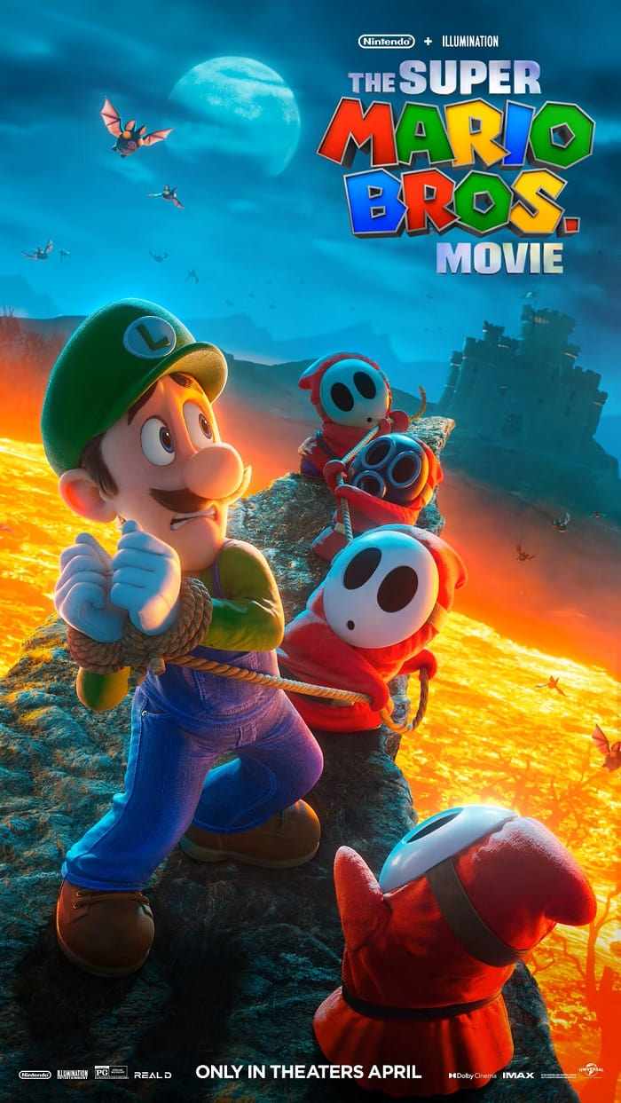 Luigi em Super Mario Bros Filme