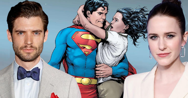 David Corenswet e Rachel Brosnahan serão Clark Kent e Lois Lane em 