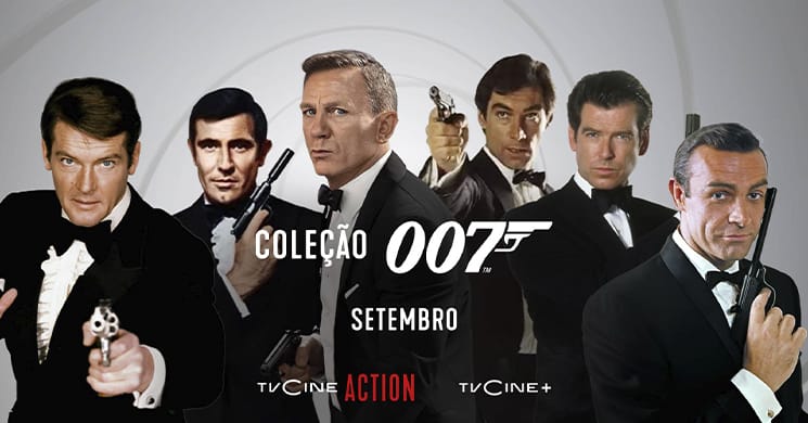 Canais TVCine exibem em setembro maratona completa de James Bond