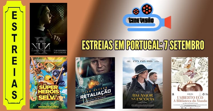 Conheça os filmes que vão estrear esta semana nos cinemas portugueses